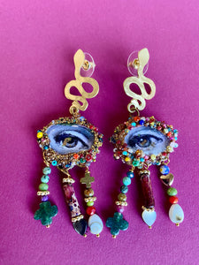 Boucles d'oreille "le troisième oeil"