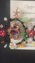 Carica e avvia il video nel visualizzatore di galleria, Earrings with Hand Painted Lips and Flowers | Sensual
