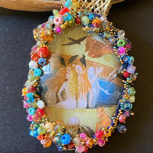 Load image into Gallery viewer, Necklace with pendent representing a detail of Hieronymus Bosch&#39;s masterpiece The Garden of Earthly Delights
