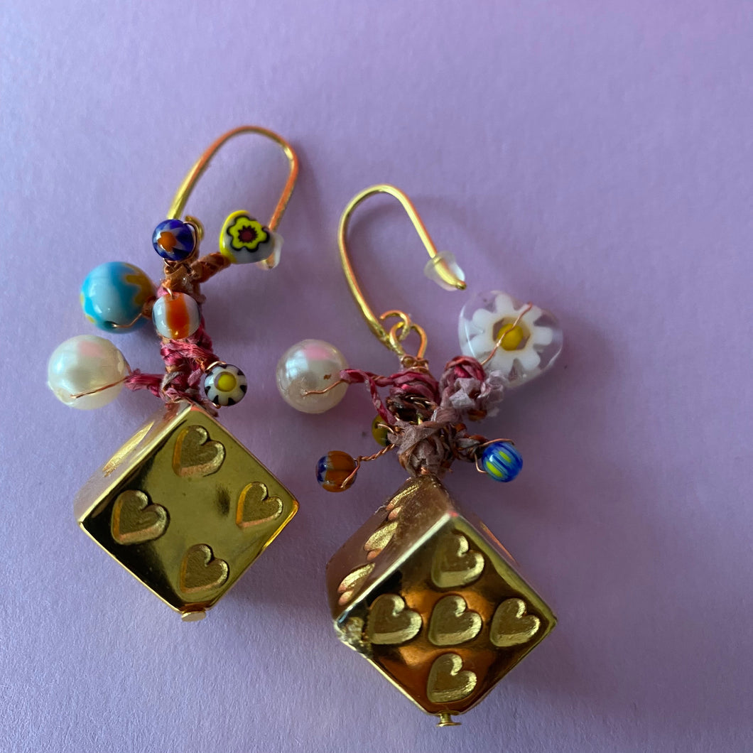 earrings with game nut