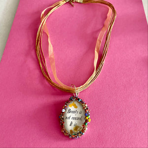 Copy of Pendent with quote of Emily Dickinson