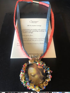 Necklace with Leonardo Da Vinci's painting | Ageless