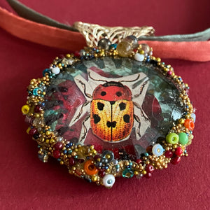 Copy of Necklace with ladybug