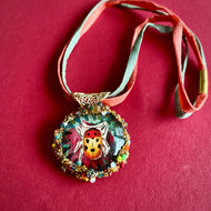 Copy of Necklace with ladybug